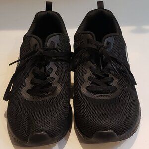 Sketchers Black Memory Foam Lite Weight Lace Up Sneakers Size 8 1/2
